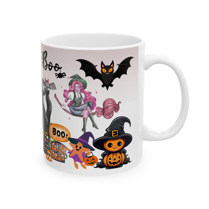 แก้วเซรามิกธีมฮาโลวีน - เหมาะสำหรับกาแฟ ชา ค่ำคืนแสนอบอุ่น การเล่นกลหรือเลี้ยงขนม ช่วงเวลาสยองขวัญ ของขวัญสำหรับผู้ชื่นชอบฮาโลวีน