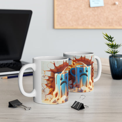 Orange & Blue Whimsical Gift Mug
