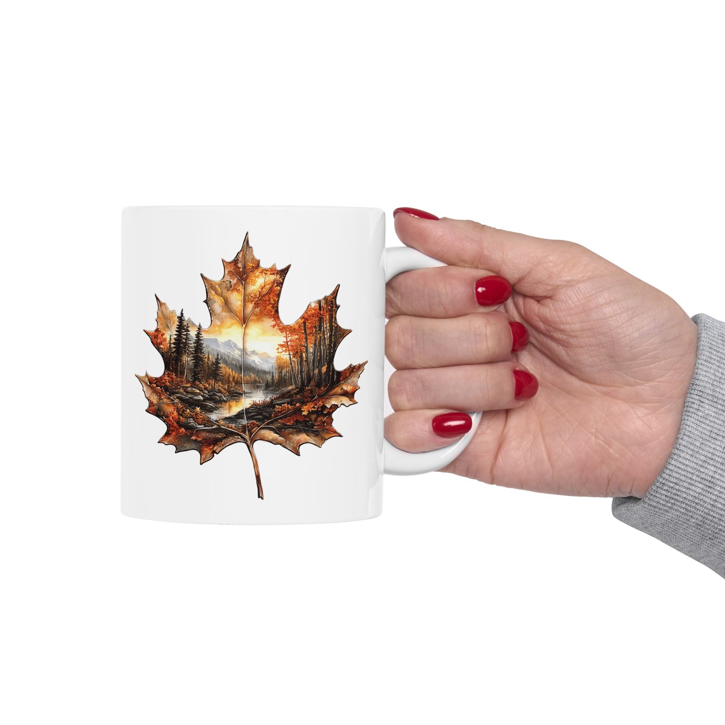 Autumn Maple Leaf Gift Mug
