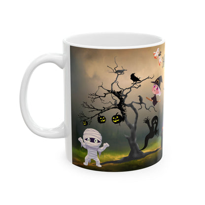 แก้วของขวัญแม่มดฮาโลวีนสุดหลอนและน่ากลัว