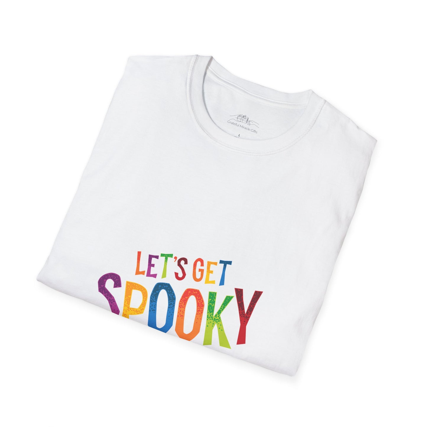 เสื้อยืดสำหรับผู้ใหญ่ Unisex รุ่น Let's Get Spooky Halloween Softstyle