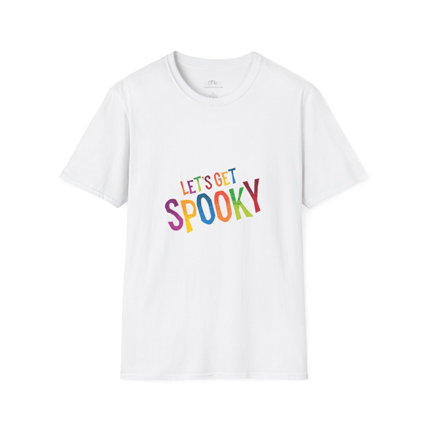 เสื้อยืดสำหรับผู้ใหญ่ Unisex รุ่น Let's Get Spooky Halloween Softstyle