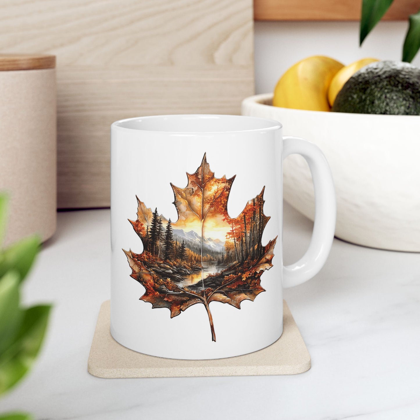 Autumn Maple Leaf Gift Mug