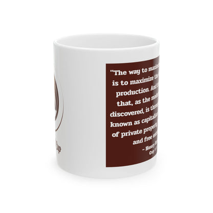 Capitalist Cup: Cup #5 (Series 1) Gift Mug