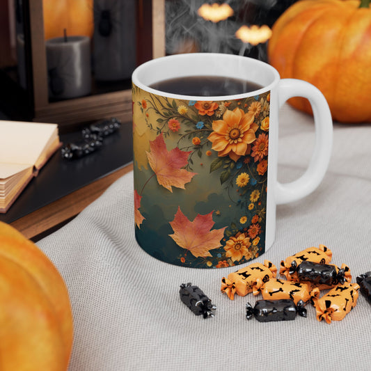 Autumn Leaves Maple Leaf Gift Mug