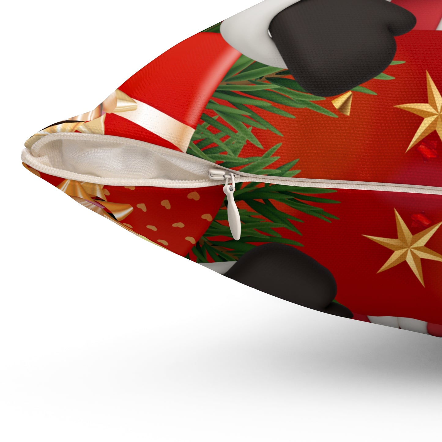 Santa Merry Christmas Throw Pillow