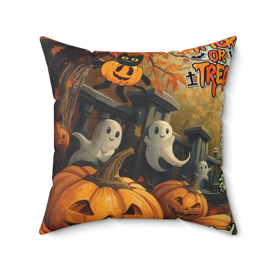 Copy of Halloween Square Pillow, Cozy Home Decor, Spooky Holiday Accent, Decorative Cushion, Autumn Vibes, Gift for Halloween Lovers