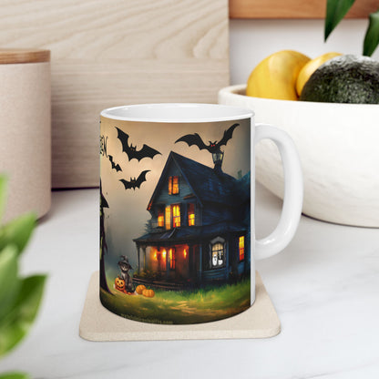 แก้วของขวัญแม่มดฮาโลวีนสุดหลอนและน่ากลัว