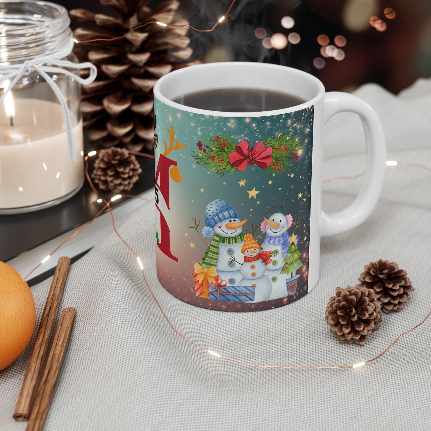 Christmas 2025 Reindeer Gift Mug