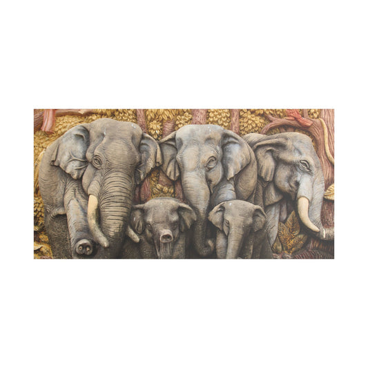 Satin Canvas Wall Art, Rustic Farm Scene, Vintage Home Decor, Unique Art Piece, Wall Hanging for Living Room, Nature Lovers Gift