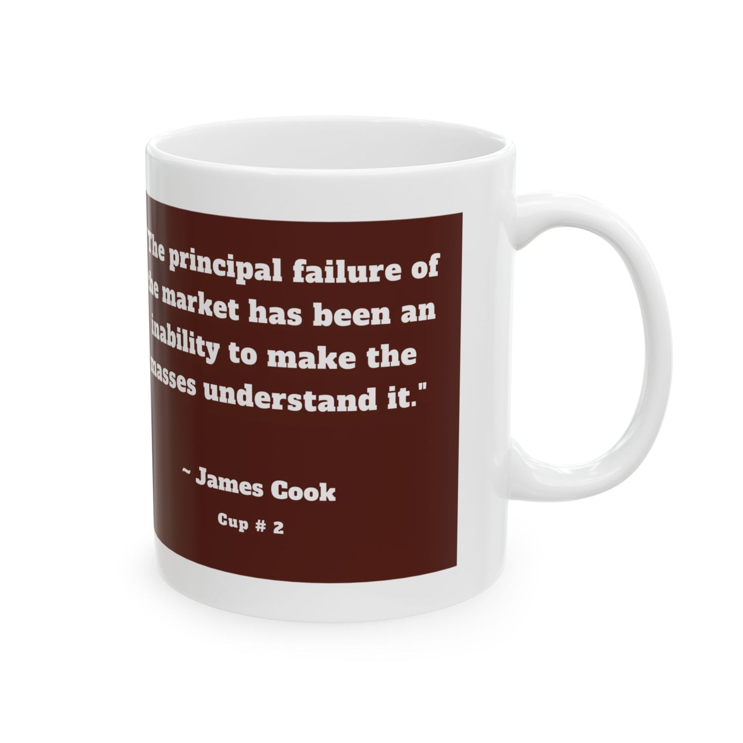 Capitalist Cup: Cup #2 (Series 1) Gift Mug