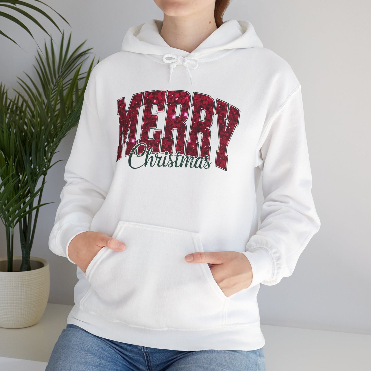 Merry Christmas Cozy Holiday Hoodie