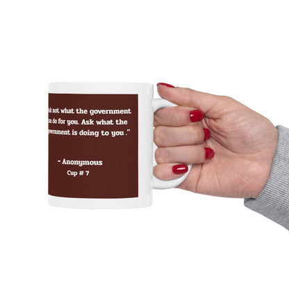 Capitalist Cup: Cup #7 (Series 1) Gift Mug