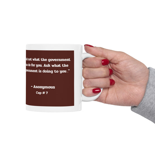 Capitalist Cup: Cup #7 (Series 1) Gift Mug