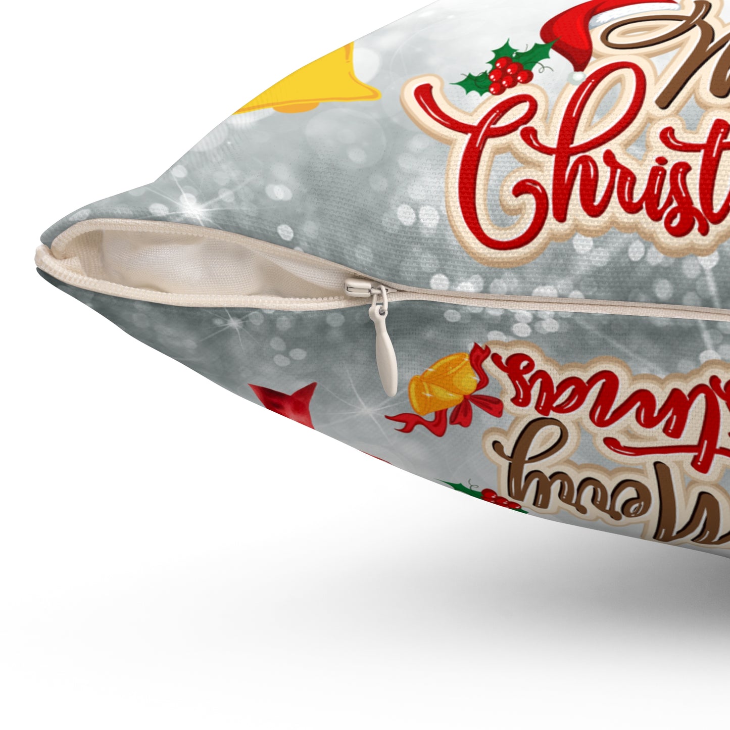 Vintage Santa Merry Christmas Throw Pillow