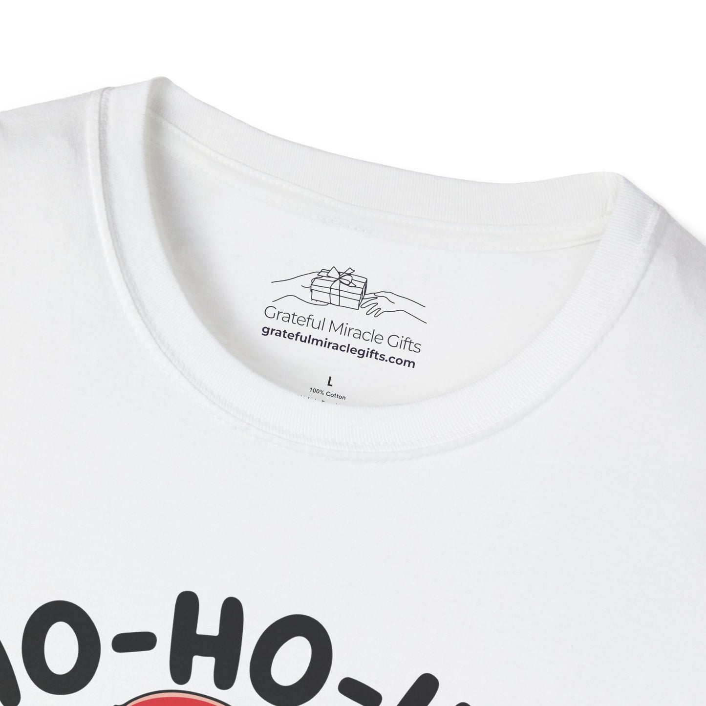 Adult Unisex Humor T-Shirt - Ho-Ho-Ho Happy Thanksgiving!