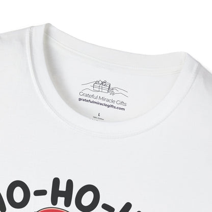 Adult Unisex Humor T-Shirt - Ho-Ho-Ho Happy Thanksgiving!