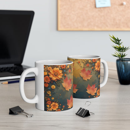 Autumn Leaves Maple Leaf Gift Mug
