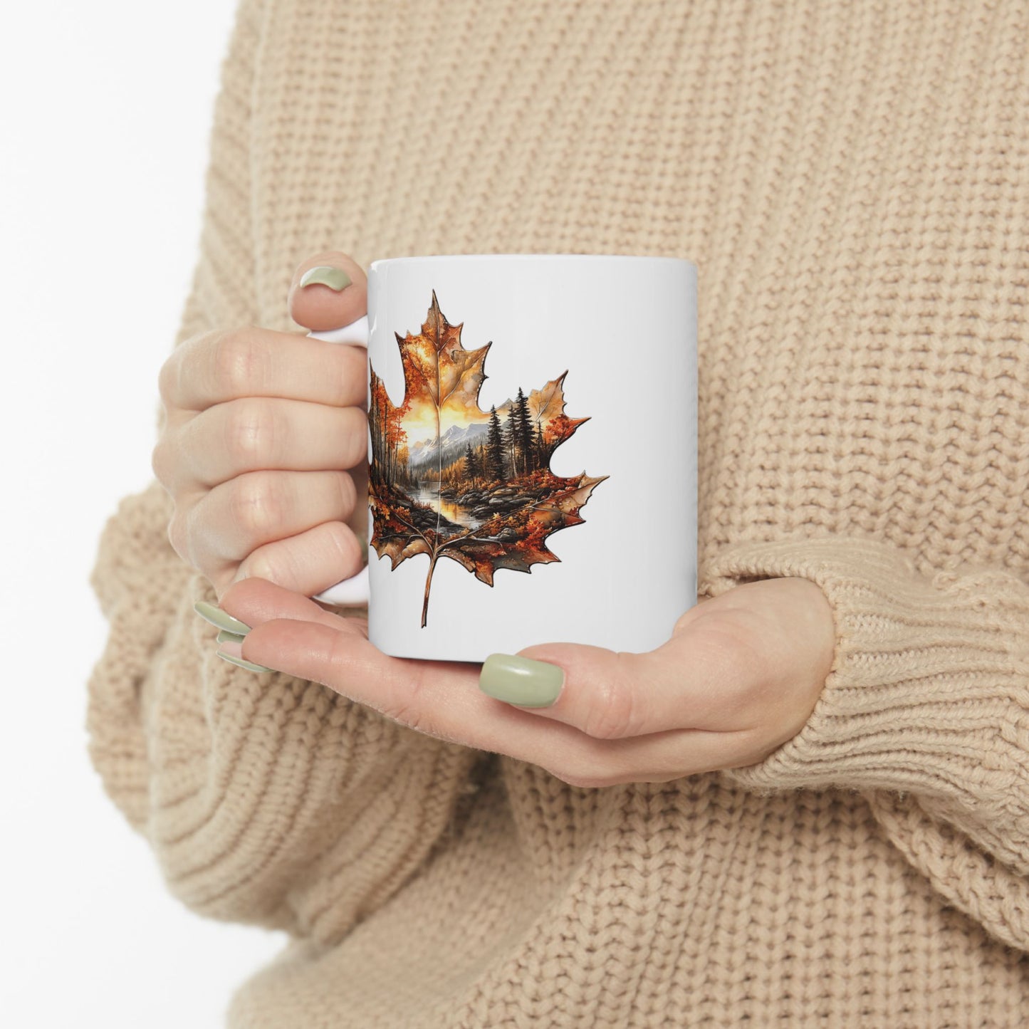 Autumn Maple Leaf Gift Mug