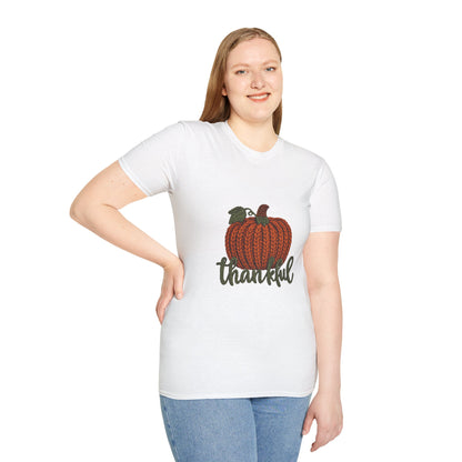 Women Thankful Pumpkin Shirt