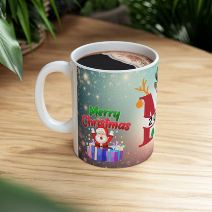 Christmas 2025 Reindeer Gift Mug